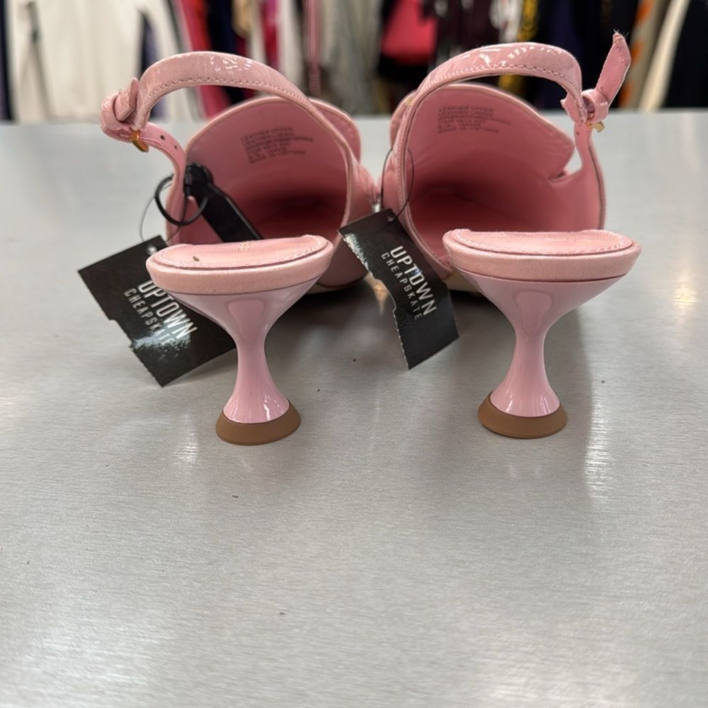 Tory‎ Burch Pink Slingback Heels - Picture 3 of 6